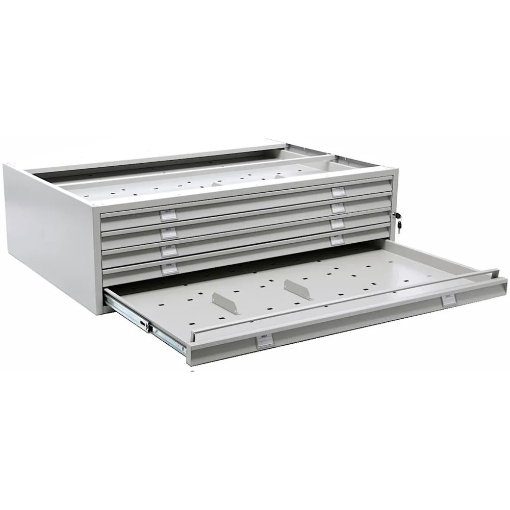 Картотечный шкаф ПРАКТИК А0-05/2 (промежуточная секция)