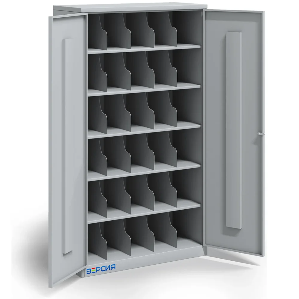 Шкаф для 30 противогазов ХПГ-30, с двумя дверьми (1500x870x380)