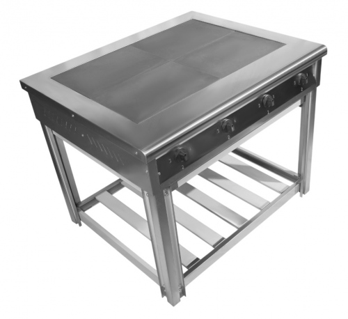 Чугунная плита OBOD /4 зоны, подставка