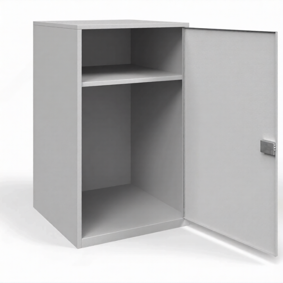 Шкаф усиленный для хранения бронежилетов и касок БРК-2 (1000х600х600)