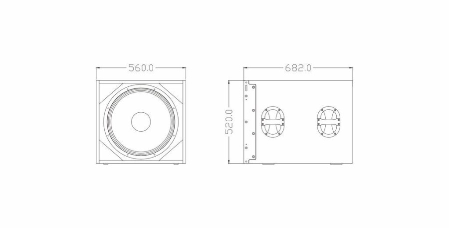Пассивный сабвуфер для DLA408/DLA112 FDB DLA118B