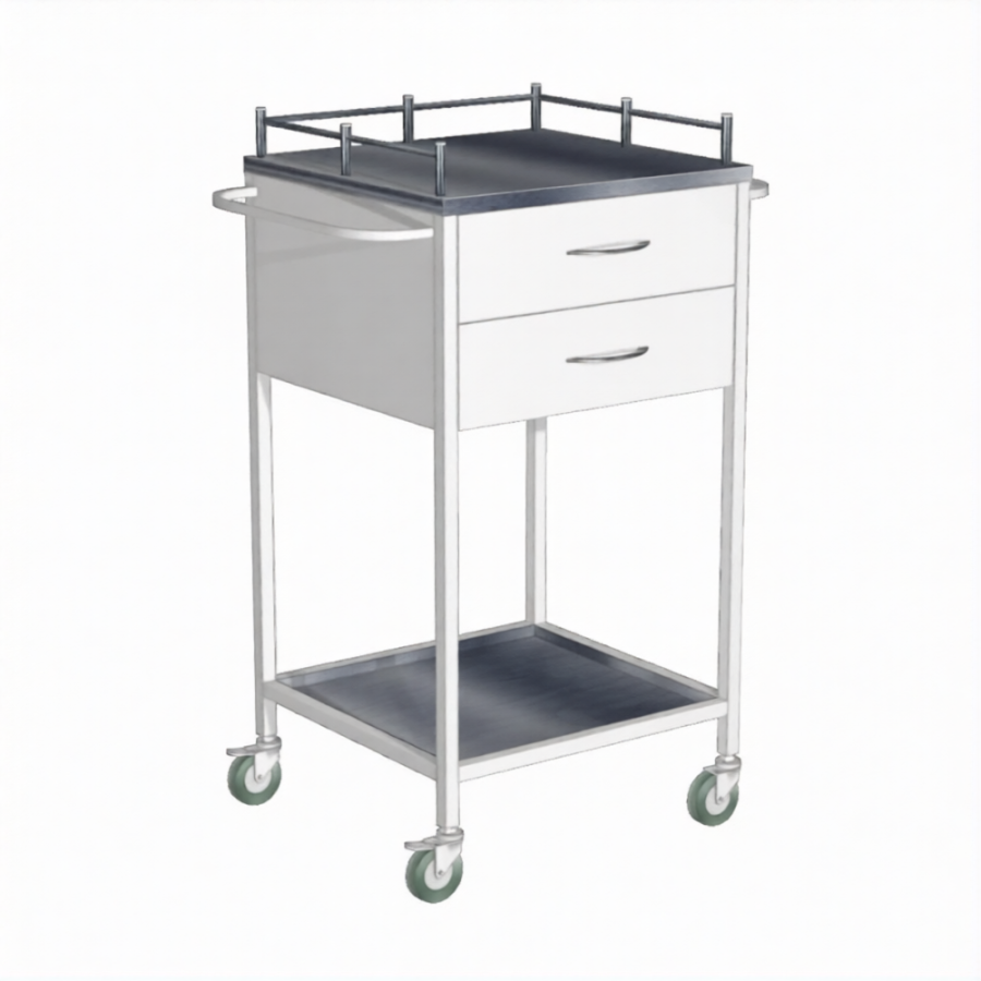 Стол инструментальный СиП-2 (каркас белый)