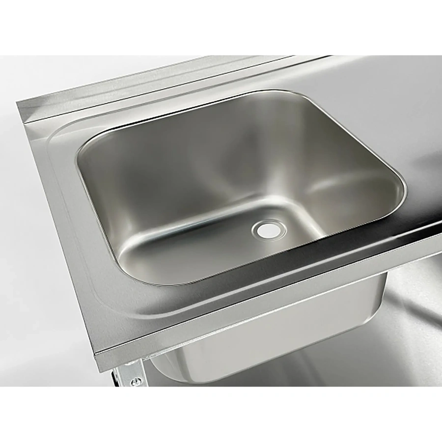 Ванна моечная с рабочей поверхностью ВМЦР/1-14/6-БЛП-ЭЦ