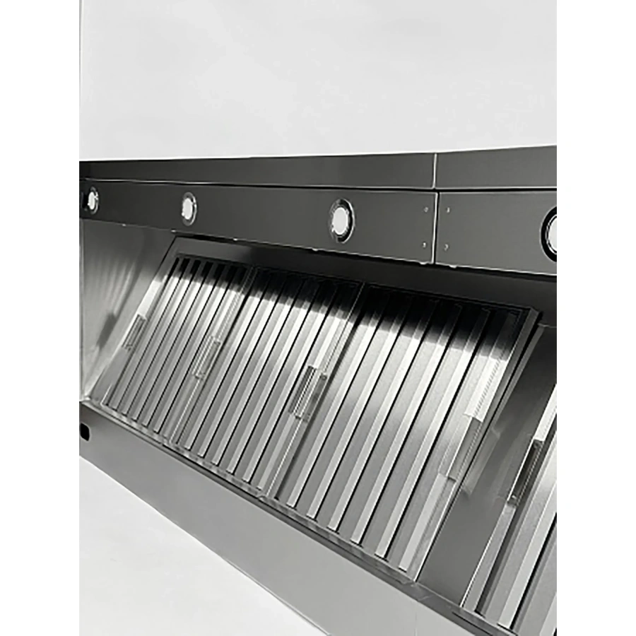 Зонт вытяжной пристенный с подсветкой ЗВПКП-07/14