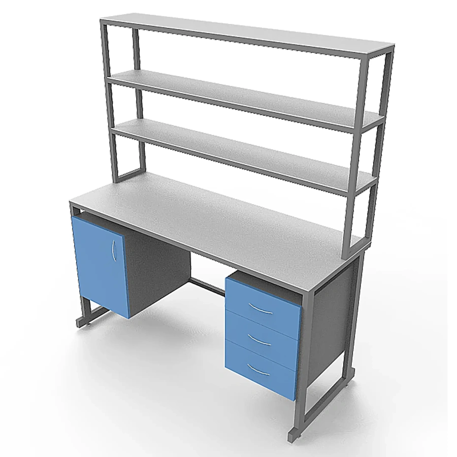 Стол лабораторный с керамикой СЛк 21.016 (белый)