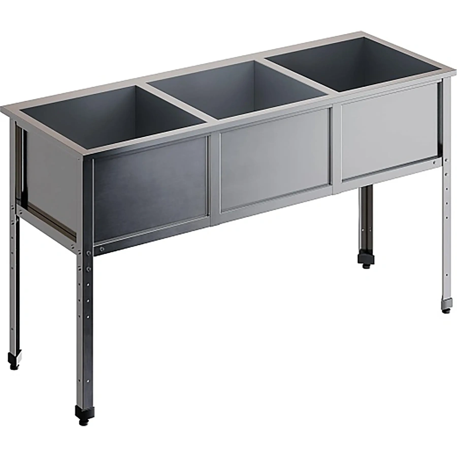 Ванна моечная трехсекционная ВМС-3/5-ЭН