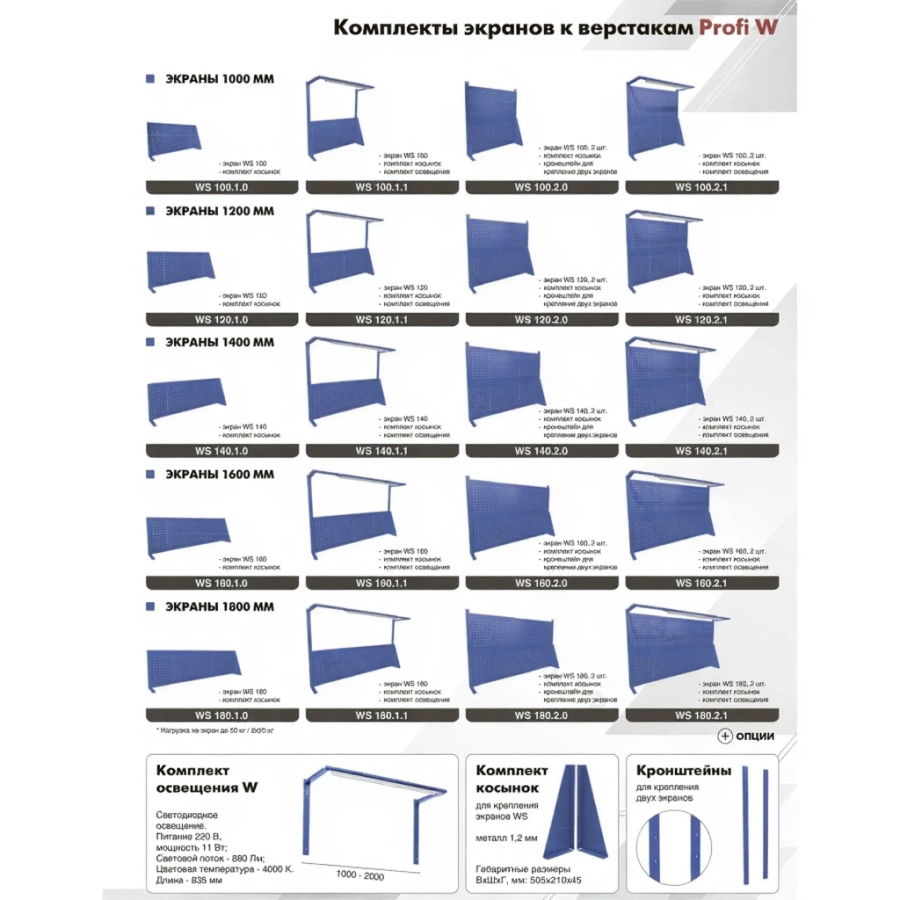 Верстак PROFI W WT100.WD1.F1.000