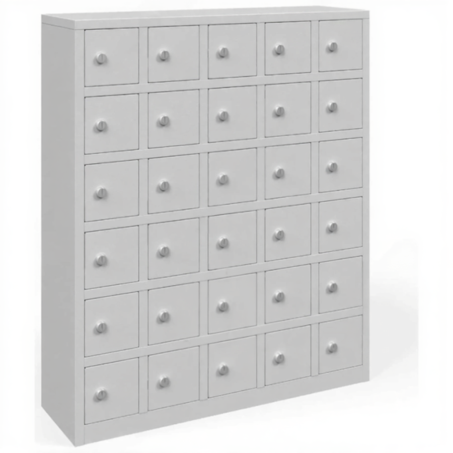 Шкаф металлический навесной ШМН-30 (30 ячеек)