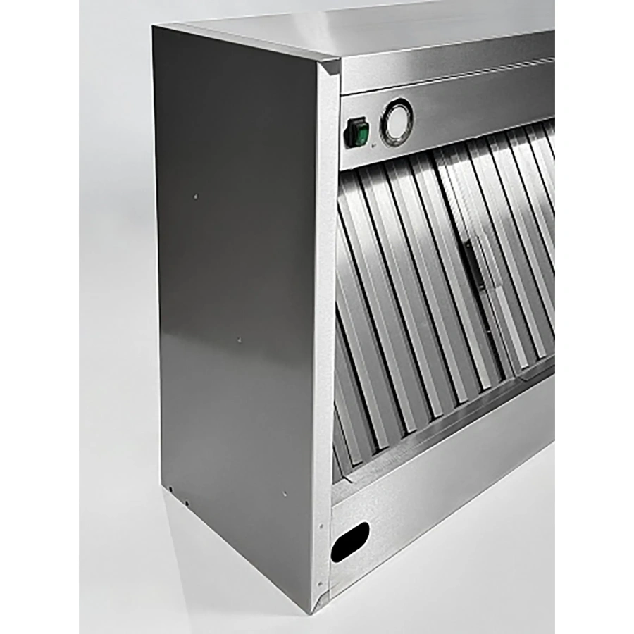 Зонт вытяжной пристенный с подсветкой ЗВПКП-07/14