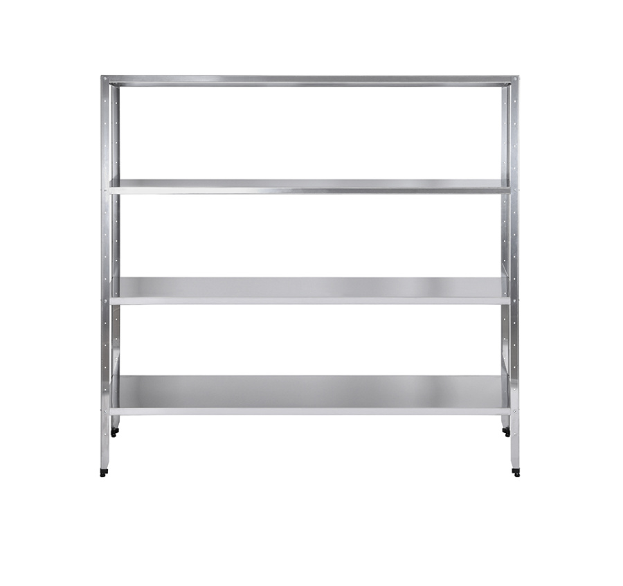 Стеллаж кухонный Luxstahl СР-1800х1900х400/4 нерж
